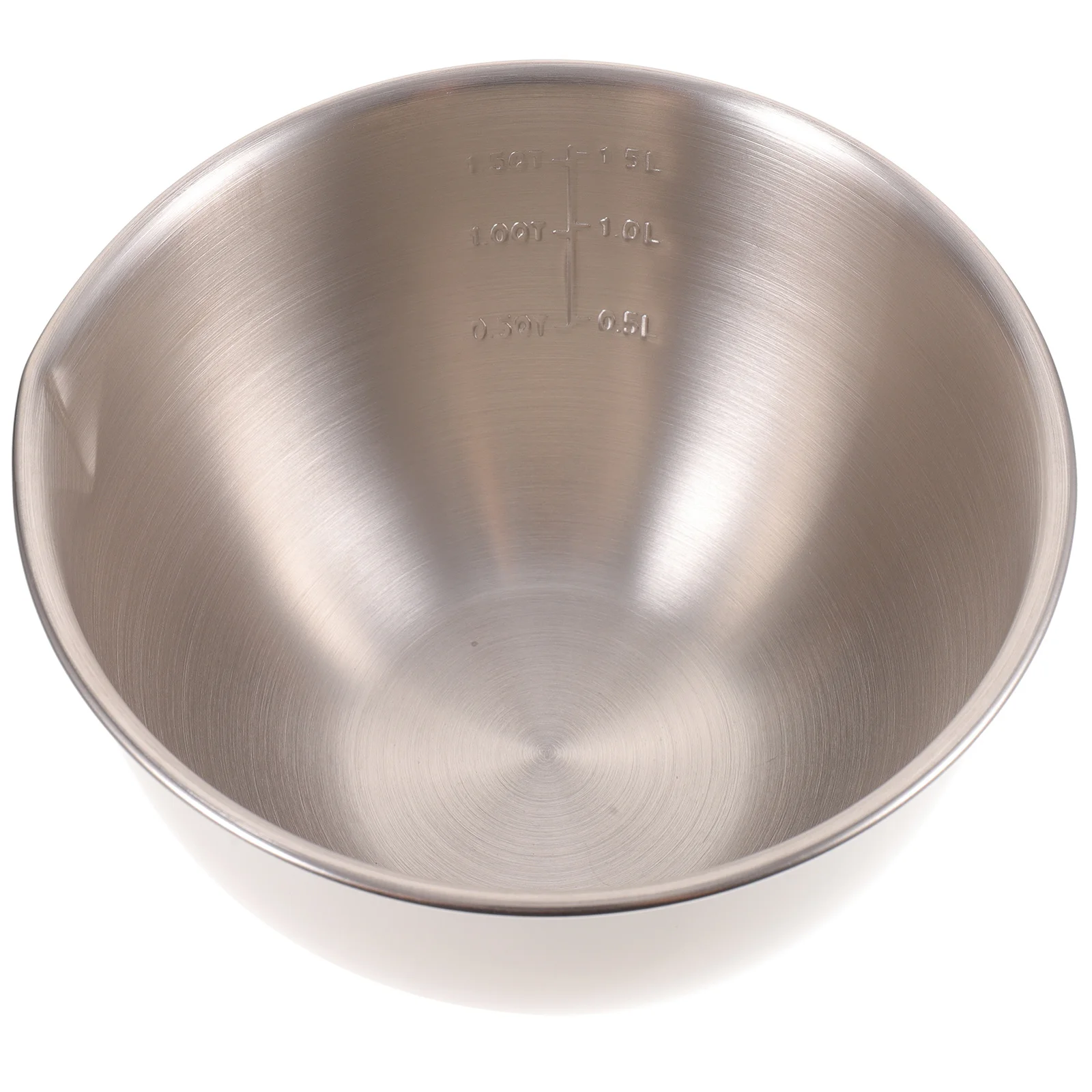 

Stainless Steel Mixing Bowl Salad Pot Noodle Soup Kitchen Prep Storage Container Multi-Purpose Baking Egg Holder