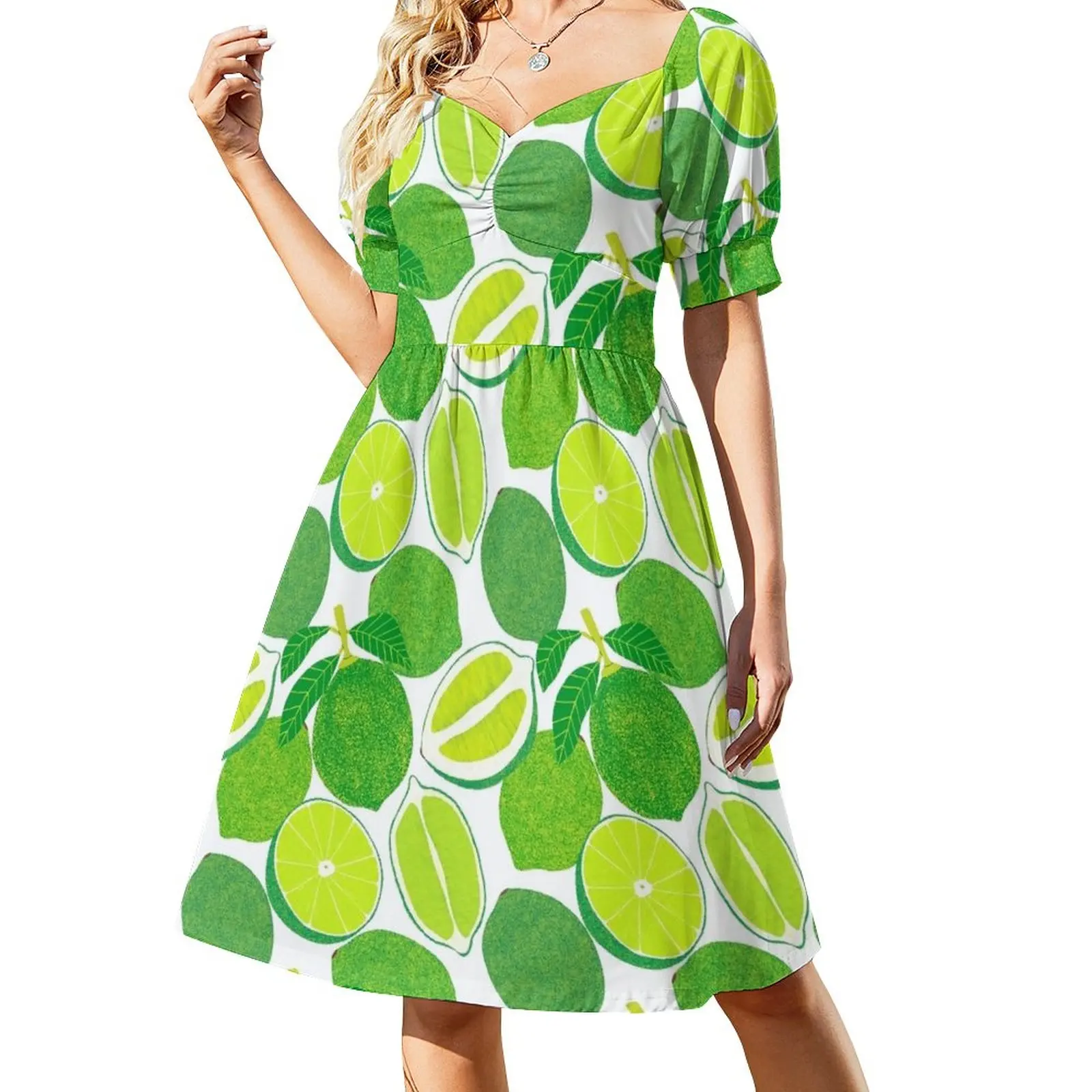 

Lime Harvest Dress summer women's dress 2023 fairy dress