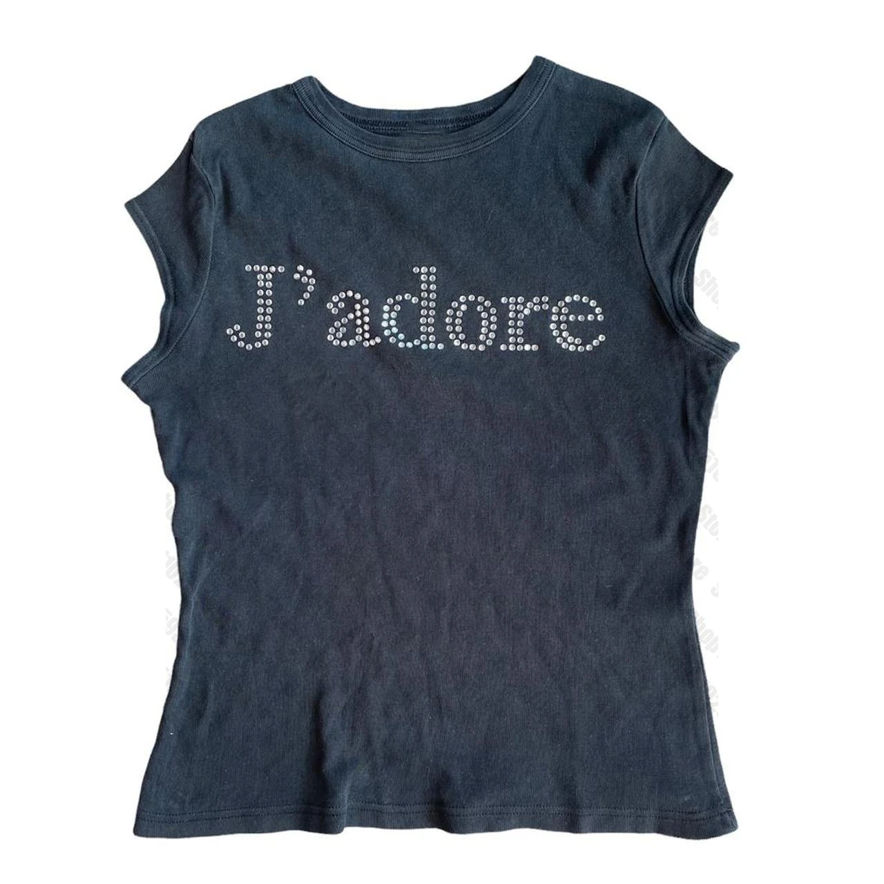Camiseta gótica de los años 2000 y 2000 para mujer, ropa Emo de los años 90, ropa estética Vintage, Crop Y2k
