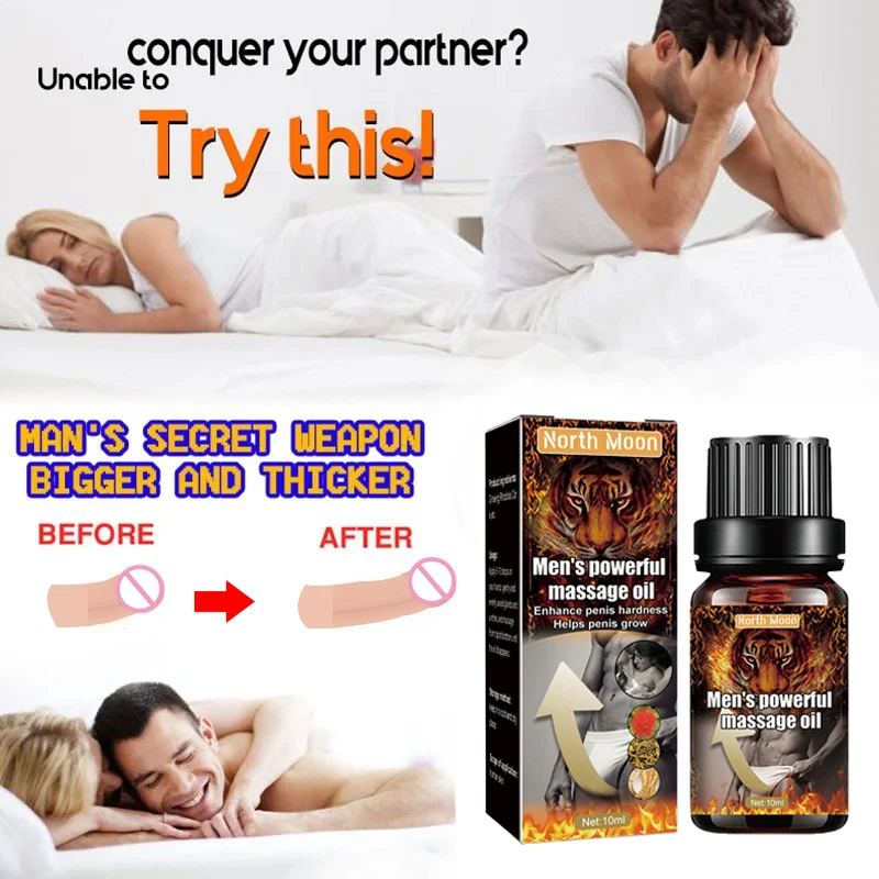 Male Powerful Dick Massage Oil Penis Thickening Growth Male Big Dick Enlargment Liquid Cock Erection Sex Enlarge Product for Men