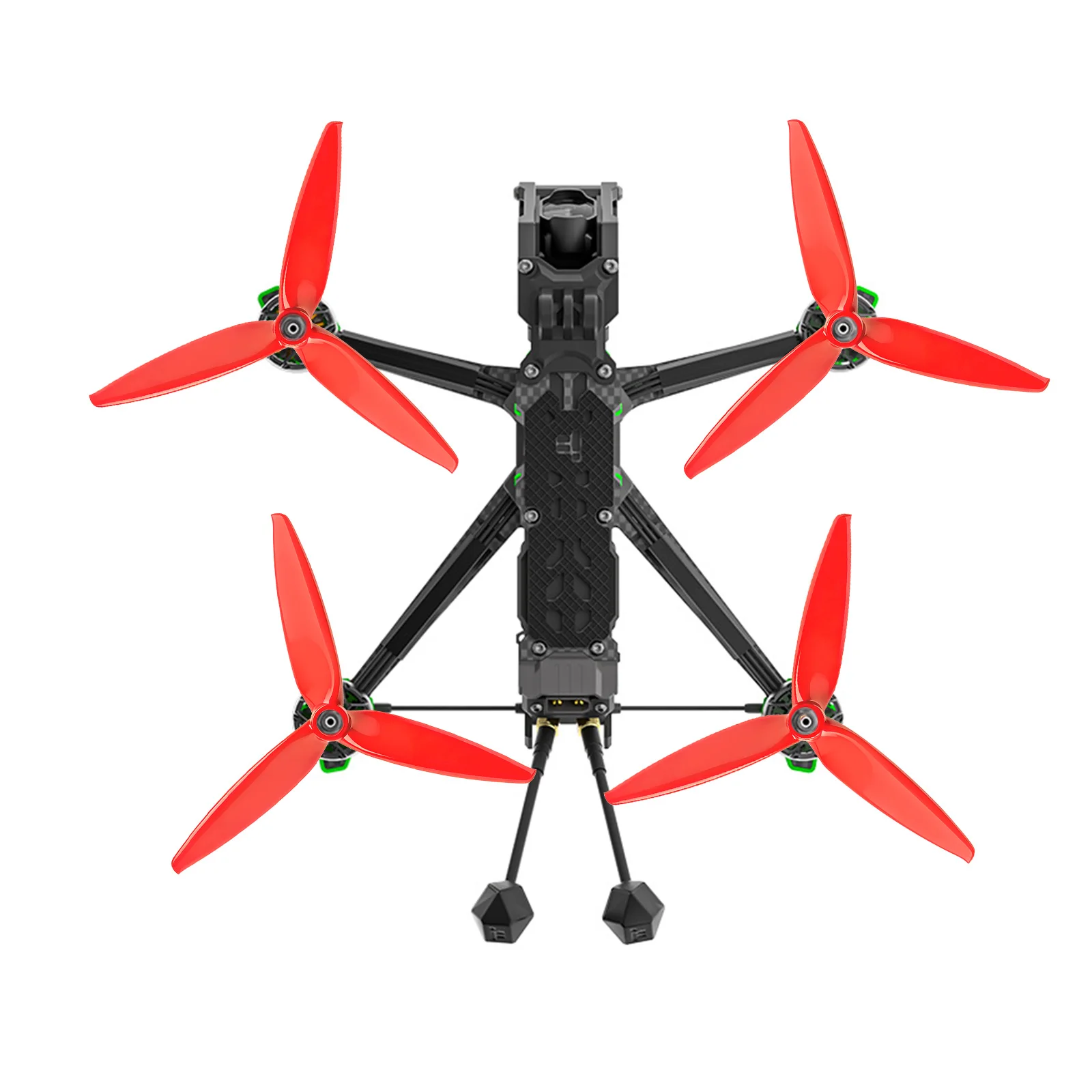 ZuruKin 4 hélices de tres aspas de 7 pulgadas 7x4x3 (2CW + 2CCW) accesorios duraderos para drones FPV de bajo ruido para 7 "/8" de largo alcance y estilo libre