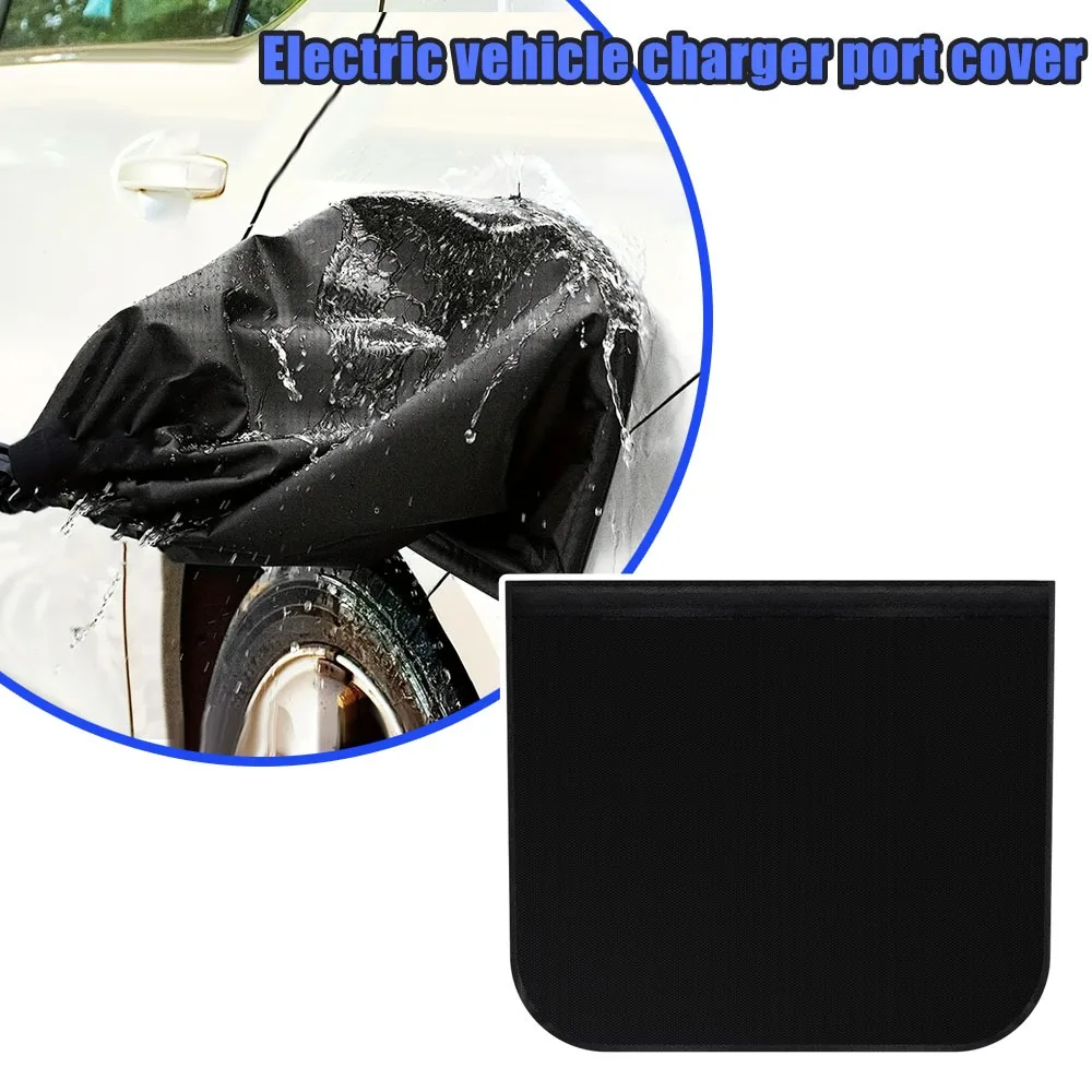 

EV Charging Port Cover Magnetic Electric Vehicle Plug Protector Waterproof PVC Durable UV Snow Protection Heat Insulation