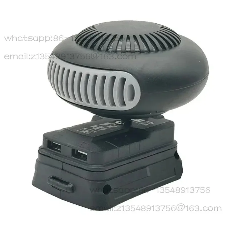 Cordless Portable Heater Fan for Power‑Tool Lithium Battery Outdoor Camping Warm Air Blower