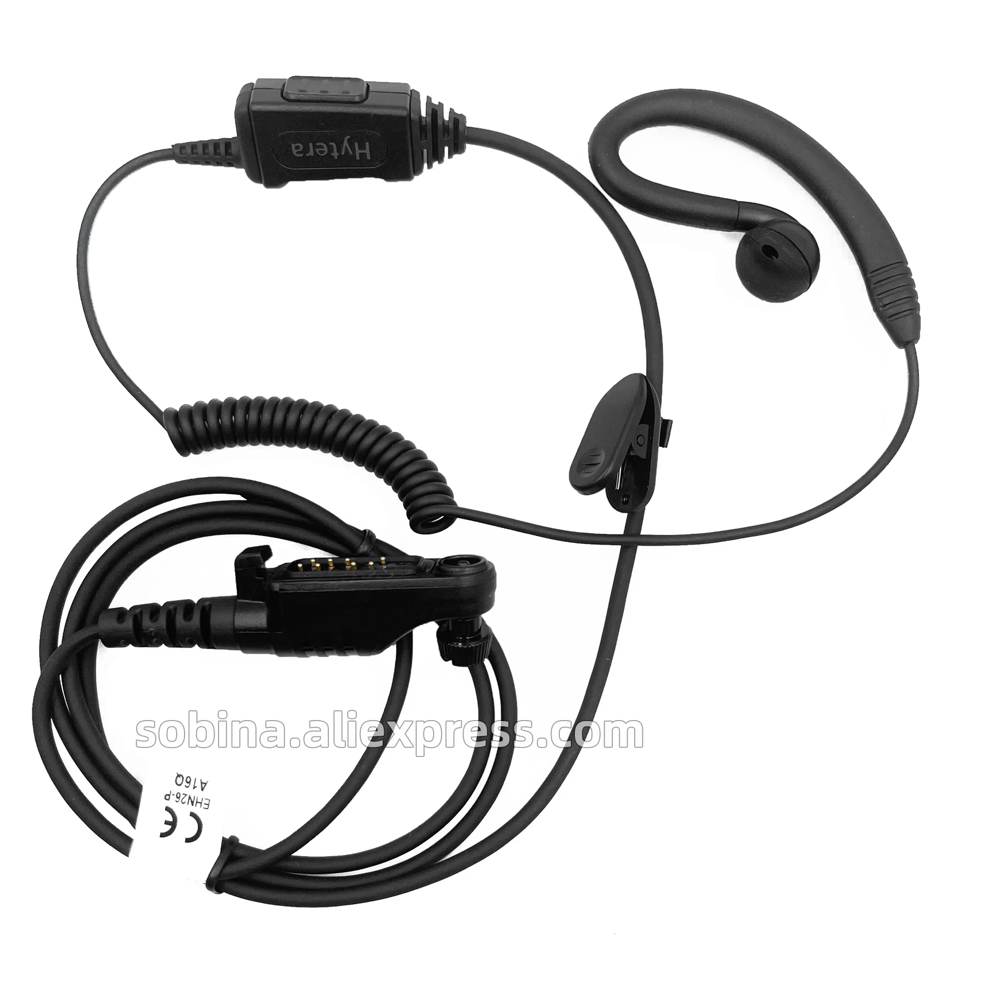 

EHN26-P Earpiece for Hytera PHP785 HP786 HP686 HP606 HP788 HP708 HP688 HP608 PD600 PD602 PD606 PD660 PD680 PTT Mic Earpiece