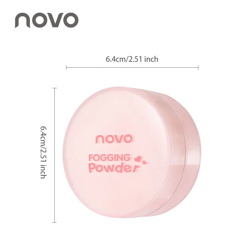 Polvo suelto mate, polvo fijador de control de aceite de larga duración, impermeable, a prueba de sudor y a prueba de manchas, ligero