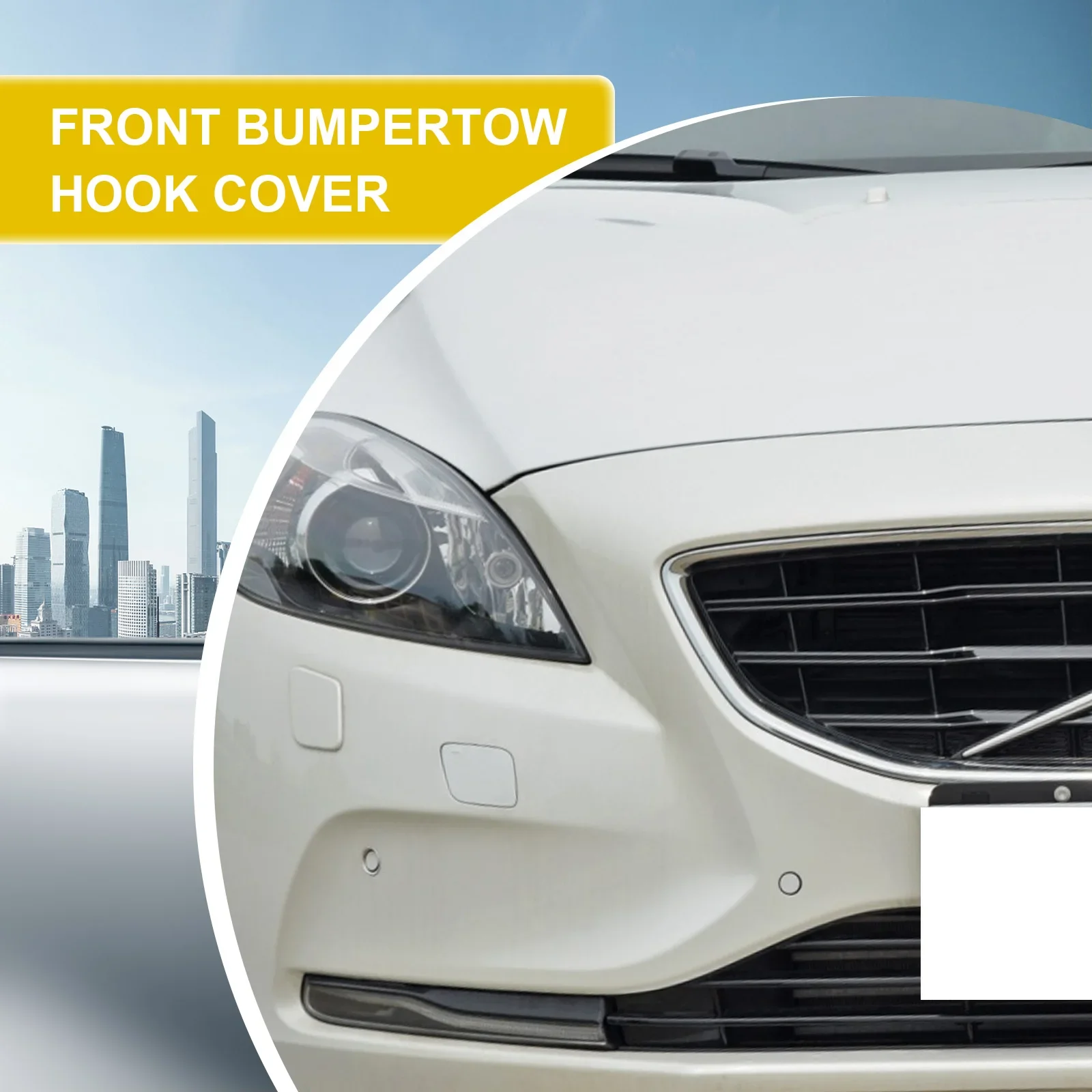 For Volvo V40 2012 -2019 Front Bumper Tow Hook Cover Towing Eye Cover 39814160 31283733 Car Accessories