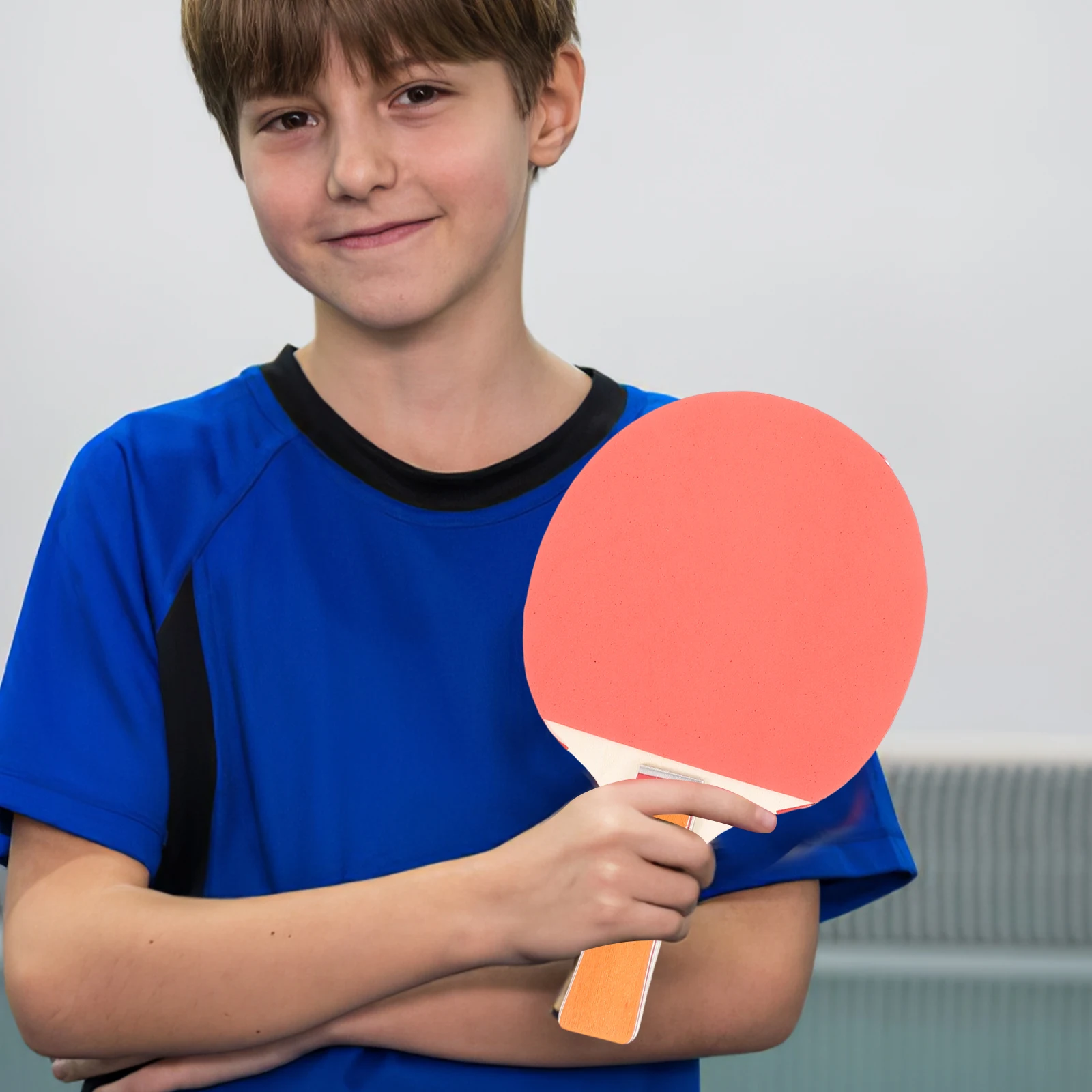 مجموعة واحدة من مضارب تدريب تنس الطاولة المرنة مناسبة للمبتدئين والمحترفين، قضيب زنبركي بقاعدة قابلة للتعديل لمتعدد الاستخدامات