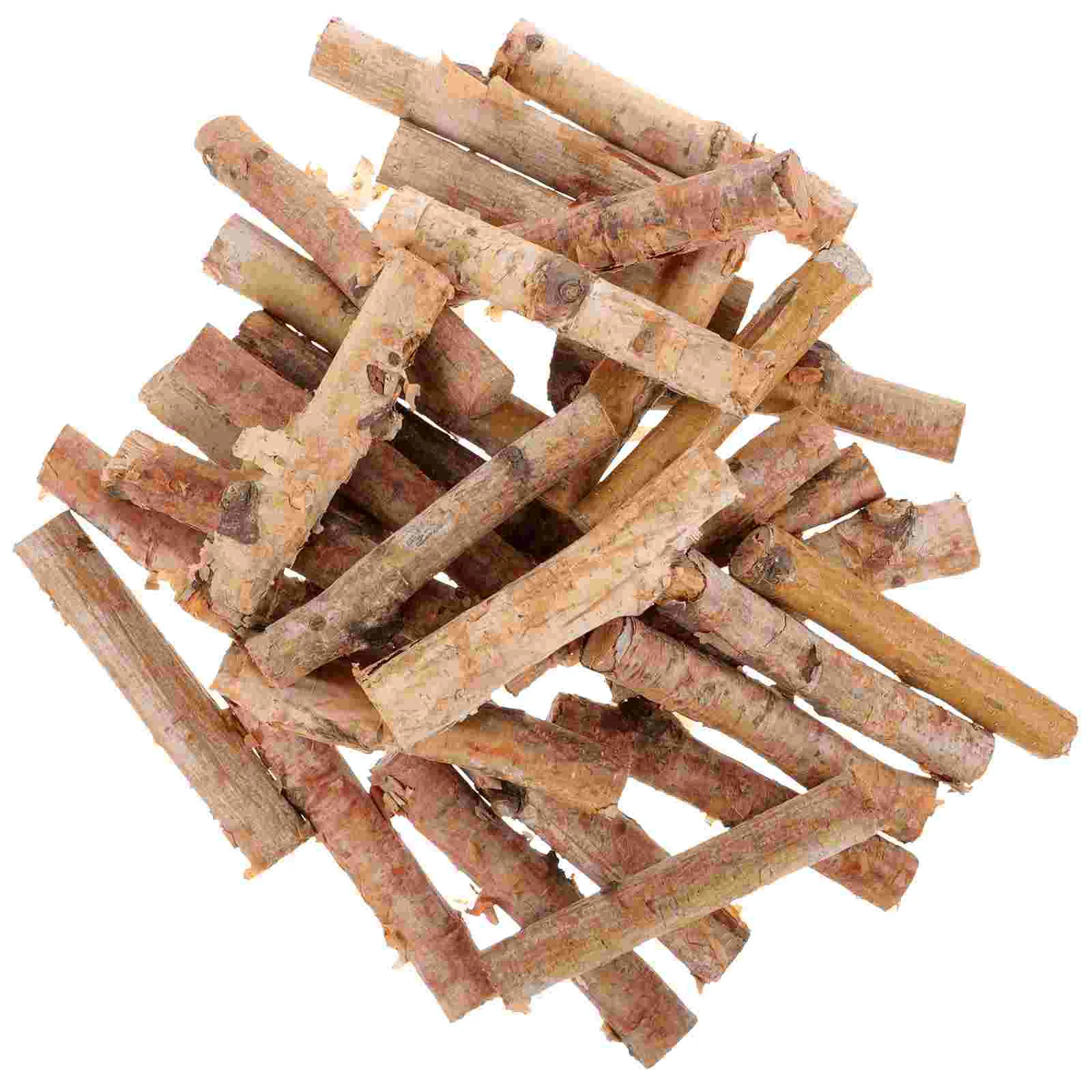 

30 Pcs DIY Natural Wood Sticks Wooden Log Craft Crafts Home Decor Branches Long for Mini