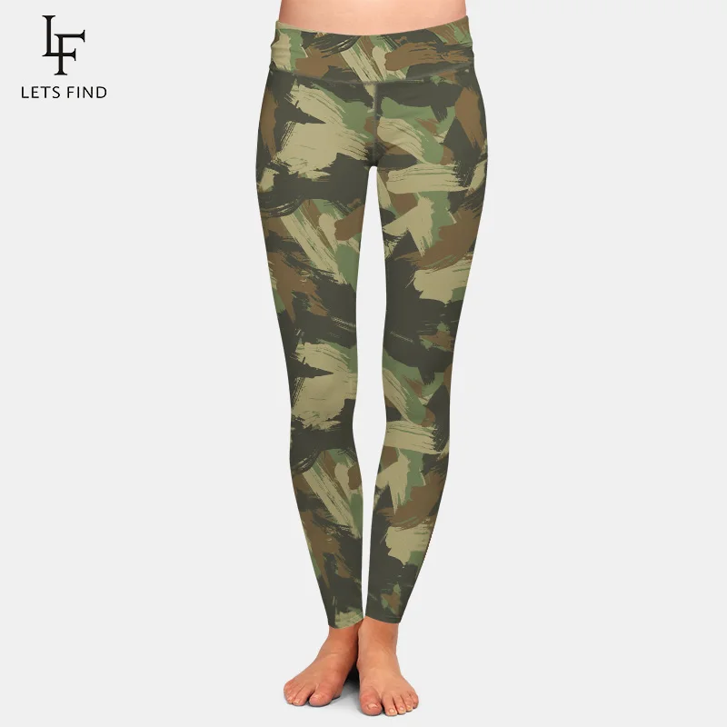 High Quality Women Fashion 2019  High Waist Leggings 3D  Printed Graffiti Pattern    Ankle-Length  Casual  Leggings