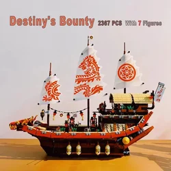 In Stock 06057 Destiny Boat Flying Bounty Ship Building Blocks Bricks Kid Christmas Gifts Compatible 70618 71705