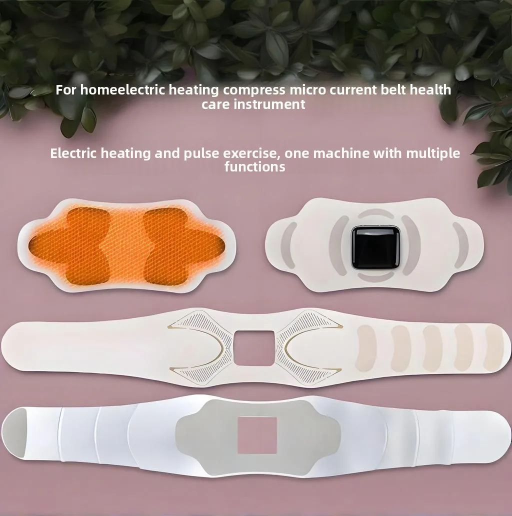 

Graphene Heating & EMS Pulse Therapy Belt - Rechargeable Smart Waist Massager for Muscle Relief