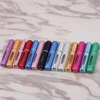 10/20pcs 5ml Mini Perfume Refill Bottle Conveniet Atomizer Pump Aluminum Refillable Spray Bottle Atomizer Bottle For Travel