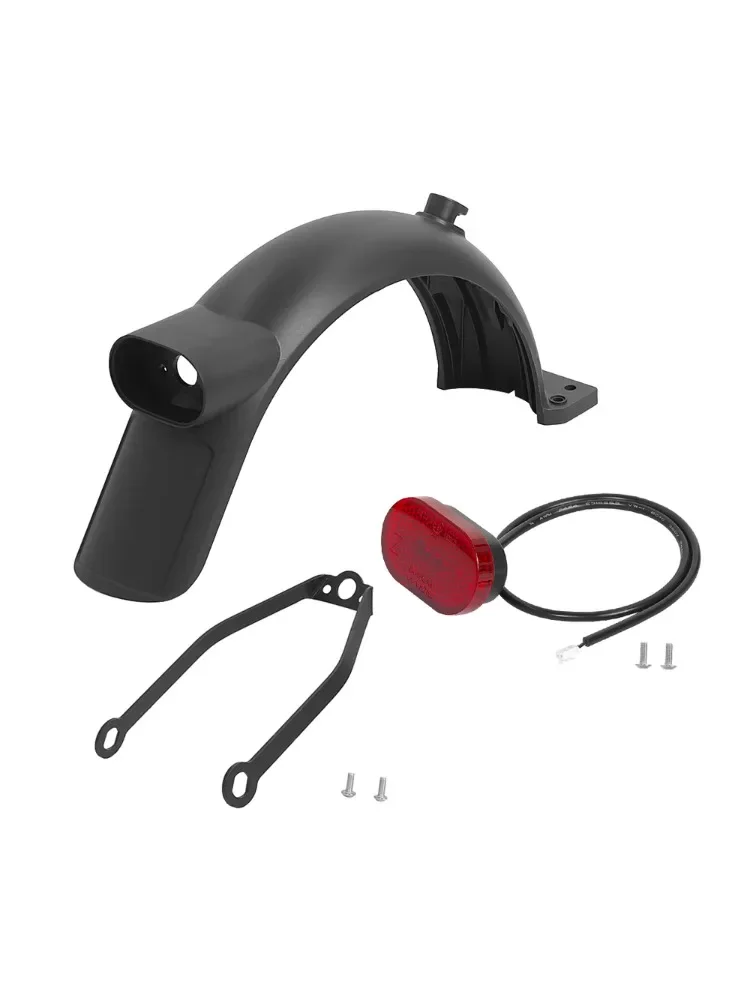Garde-boue arrière pour Scooter électrique Xiaomi 4 Lite, garde-boue arrière avec crochet de verrouillage, feu arrière de frein