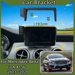 Mobile Phone Holder for Mercedes-Benz GLA X156 2013~2020 2015 GPS Screen Cell Stand Support Gravity Car Mount Auto Accessories