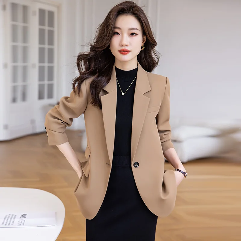 

Autumn Winter Formal Blazers Femininos for Women OL Styles Professional Business Work Wear Office Ladies Outwear Tops Clothes