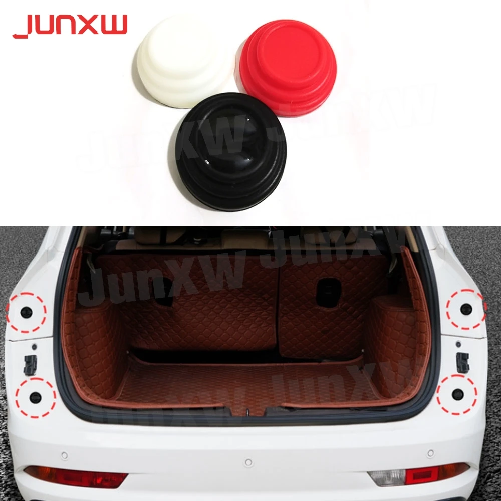 10PCS Car Door Shock Sticker Absorber Gasket For Trunk Sound Insulation Pad Universal Shockproof Thickening Buffer Cushion