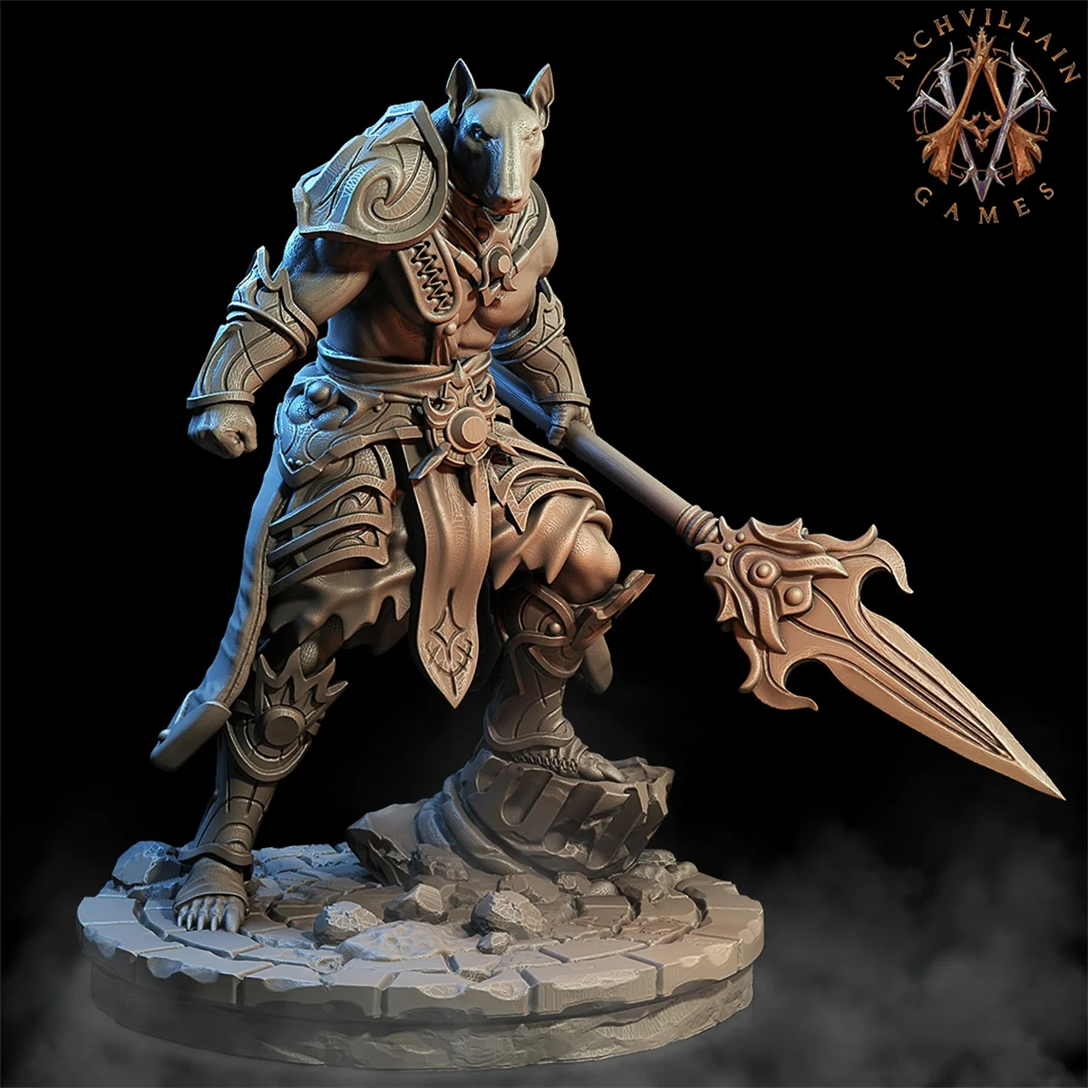 Dnd-figuras en miniatura de Ángel de la justicia, mujer, Ángel, Guerrero, héroe Celestial, sabueso, villano DND, impresión 3d