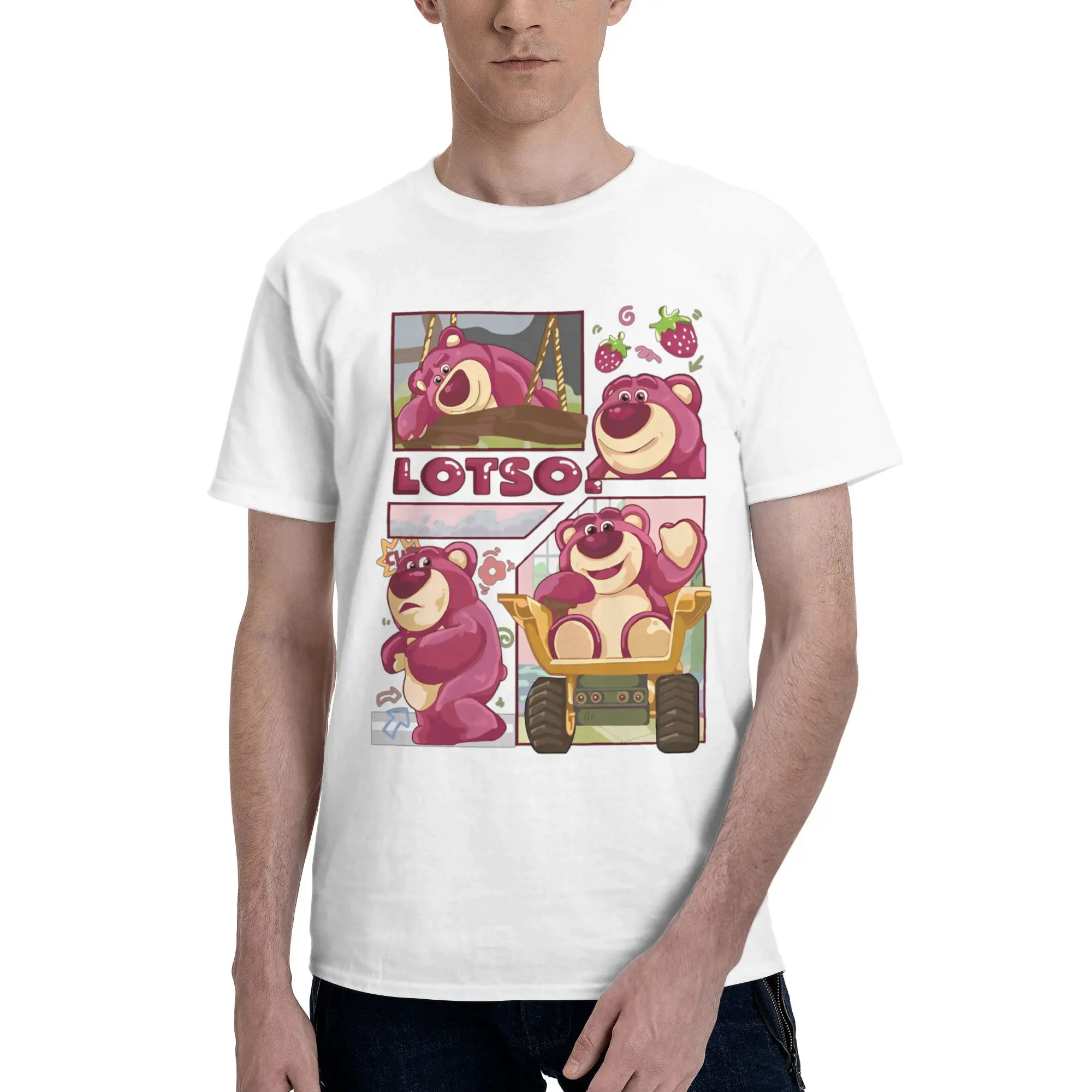 

Men T-Shirt Toy Cartoon Toy Kids Movies Novelty Cotton Tee Shirt Short Sleeve T Shirt O Neck Clothing Plus Size