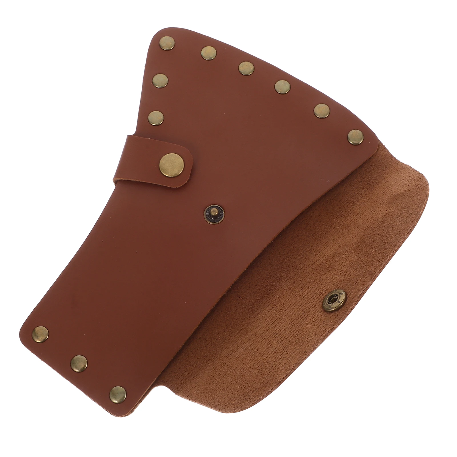 

Outdoor Ax Cover Durable PU Hatchet Blade Protector Brown Suitable for Camping Hiking Axes Tools Stylish Outdoor Hand Tool