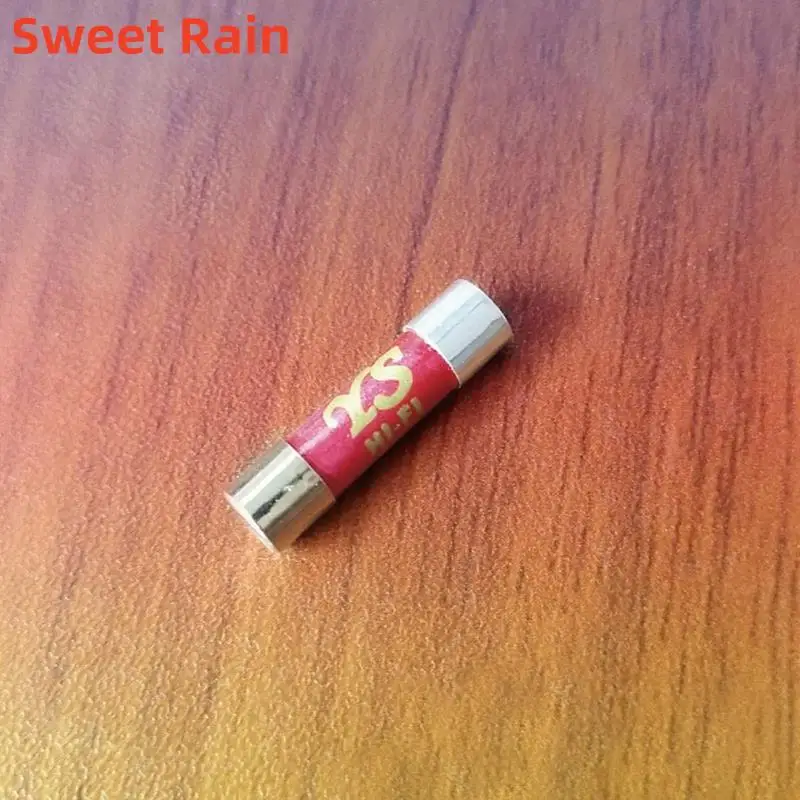 

1pcs High-end HIFI Gold Plated Silver Cap Nano Fuse CD Audio Amplifier Tube Amp Decoder Fuse Slow Blow Fuse 6x32mm 5x20mm
