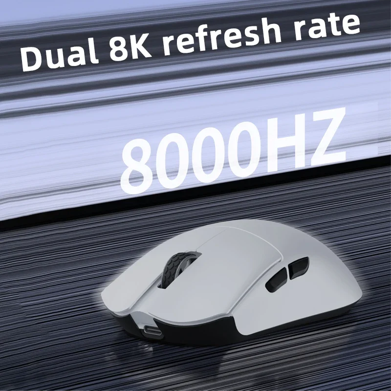 Darmoshark M3 V2 Gaming Mouse Double 8K Wireless Tri Mode 26000DPI PAW3395 Sensor 500mAh Game Macro Mice For Computer Laptop PC