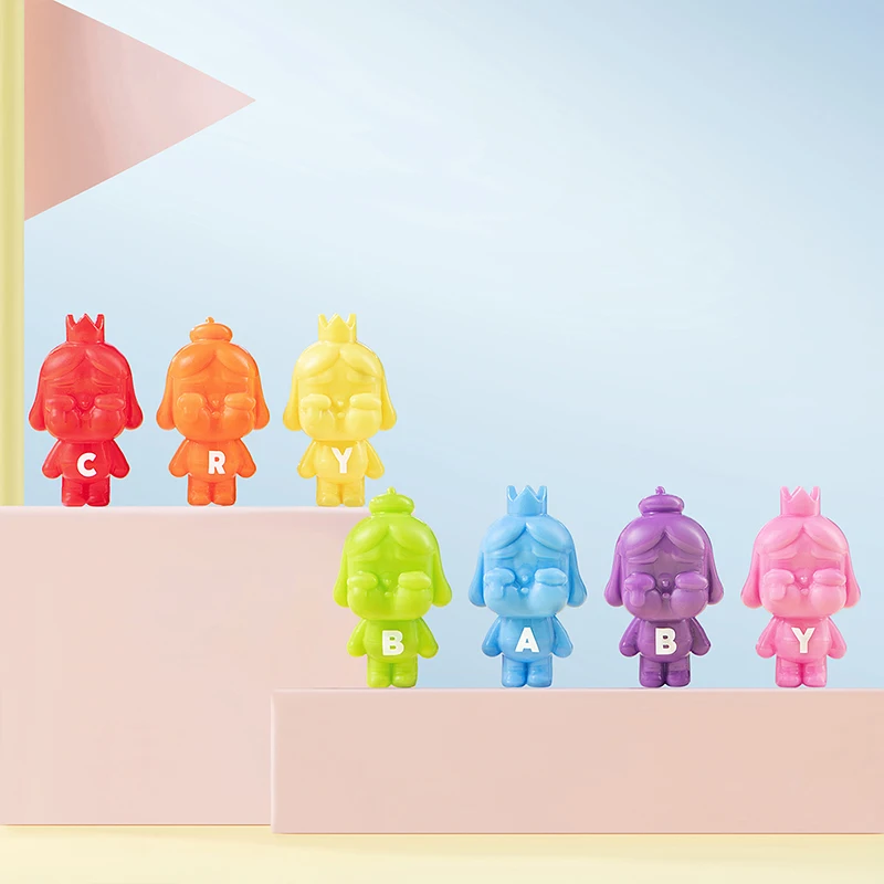 POP MART POP BEAN CRYBABY MINI FIGURE - Rainbow Set / Gradient Color Set