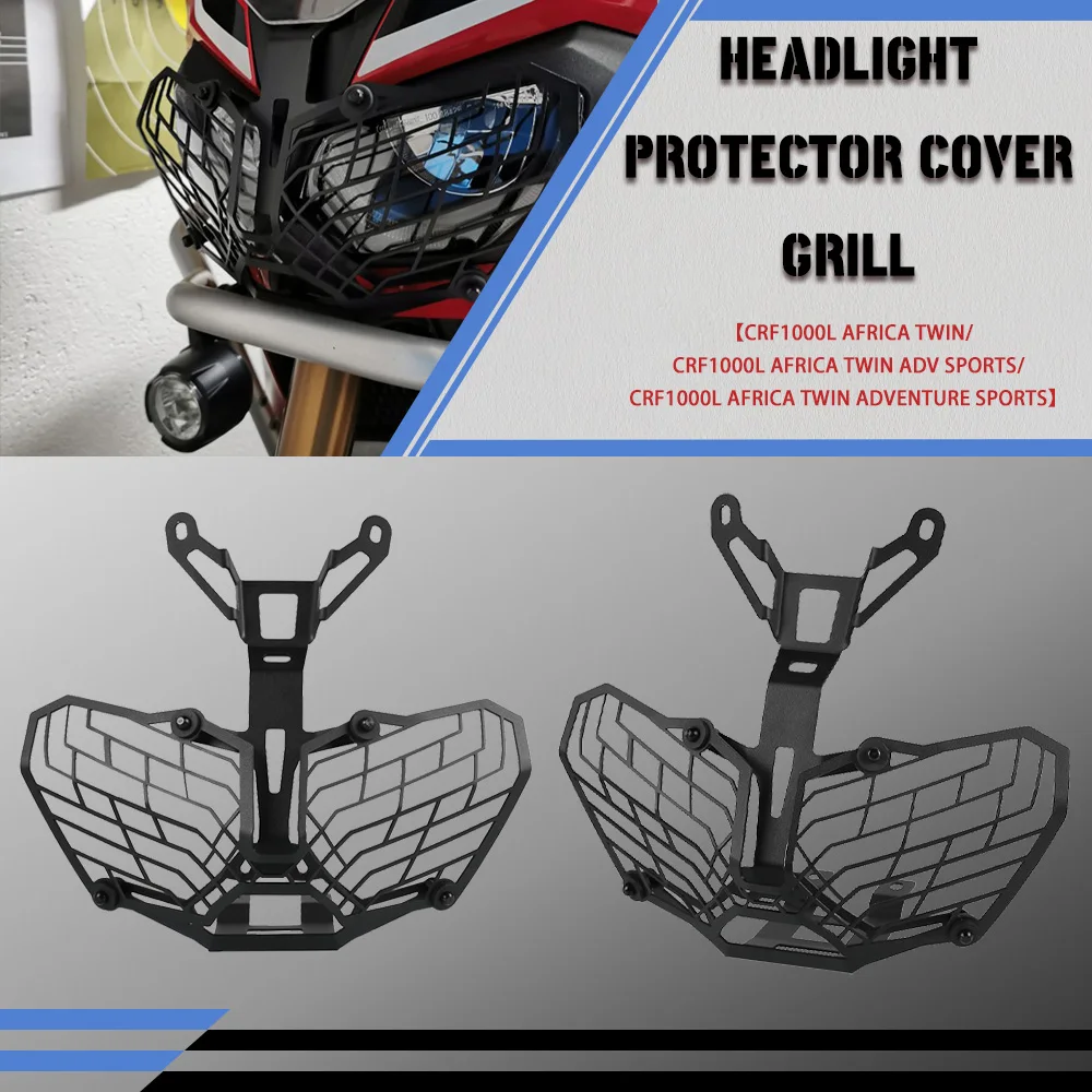 

Motorcycle Headlight Grille Guard Protector Cover For Honda CRF1000L Africa Twin 2015-2021 CRF 1000 L Adventure Sports 2017-2021