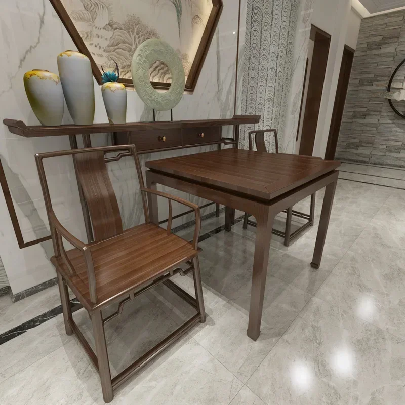 Six-Piece Set of Zhongtang Simple Altar Warped Head a Long Narrow Table Buddha Shrine Hall Furniture