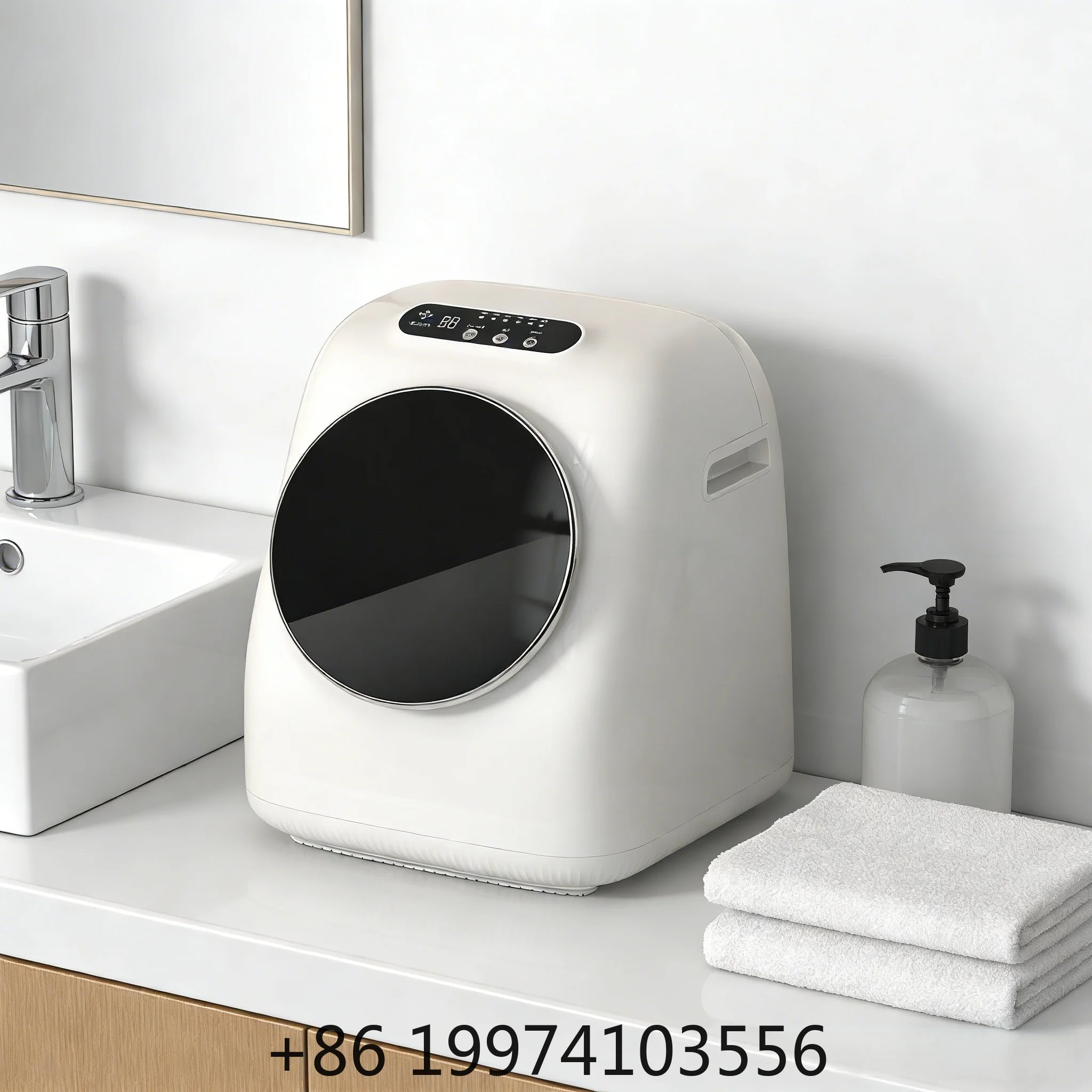 Portable Underwear Washing Unit, Integrated Wash & Dry Design, Compact Size, Lightweight  Laundry Tool