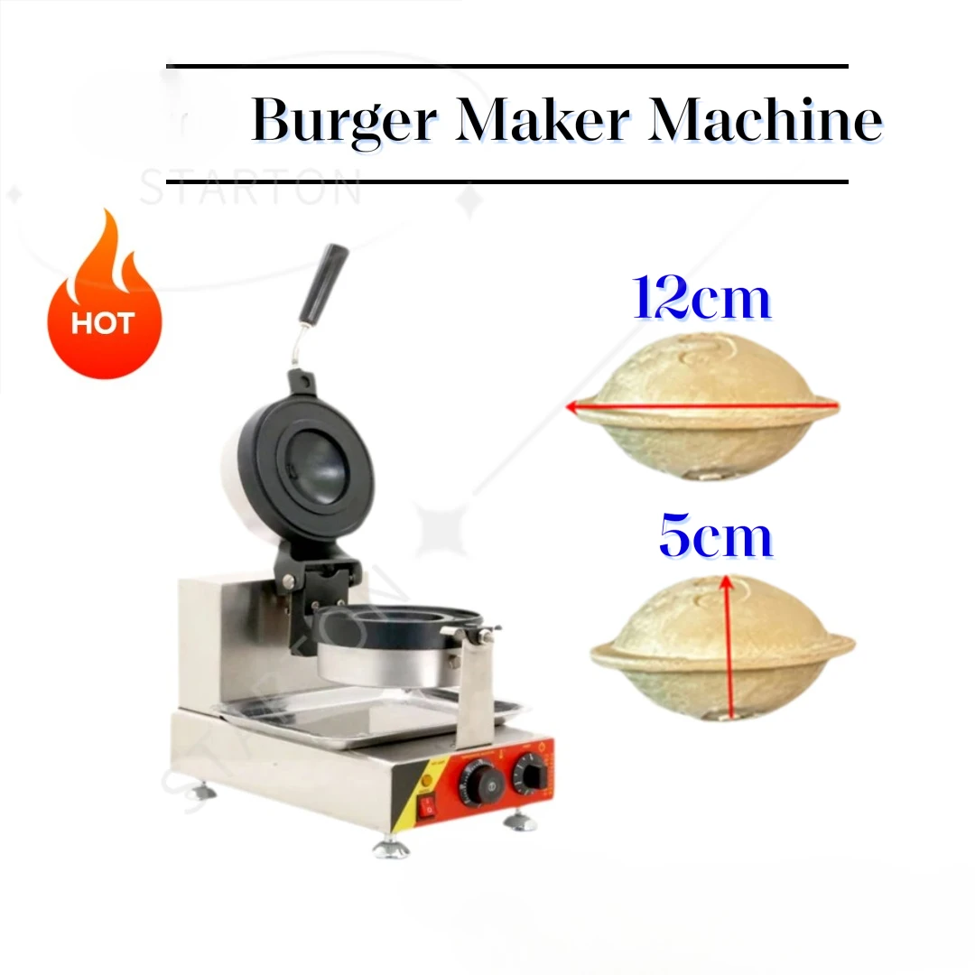 Ice Cream Filling Waffle Maker Hamburger Waffle Maker Sandwich Press Non Coated Kitchen Appliance
