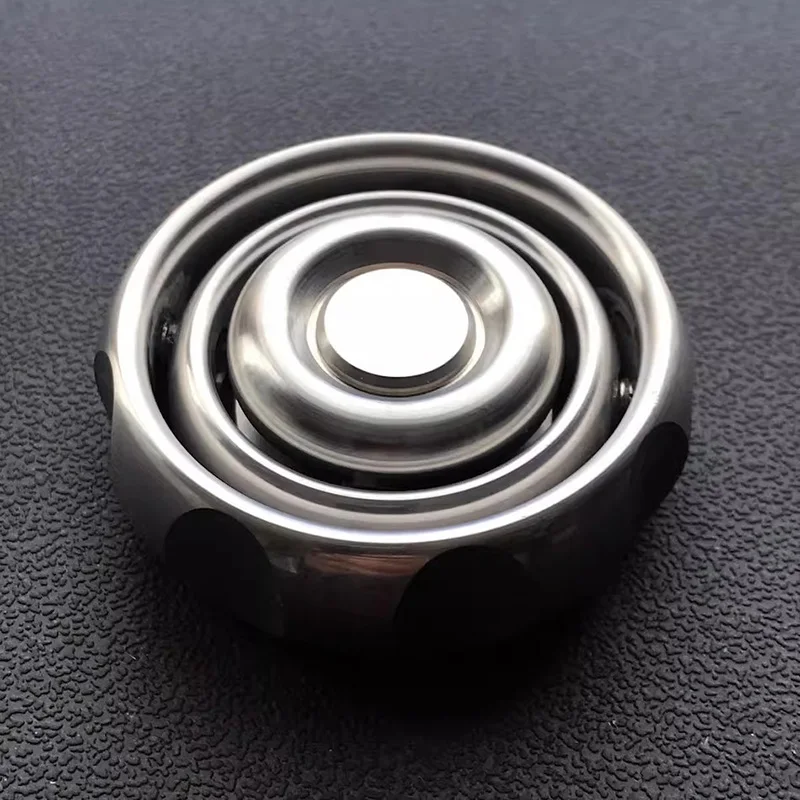Mechforce EDC 3D Metall-Fingerspitzen-Gyroskop Rotations-Balance Schwarze Technologie Fidget Spinner Entspannungsspielzeug Desktop-Fidget-Spielzeug