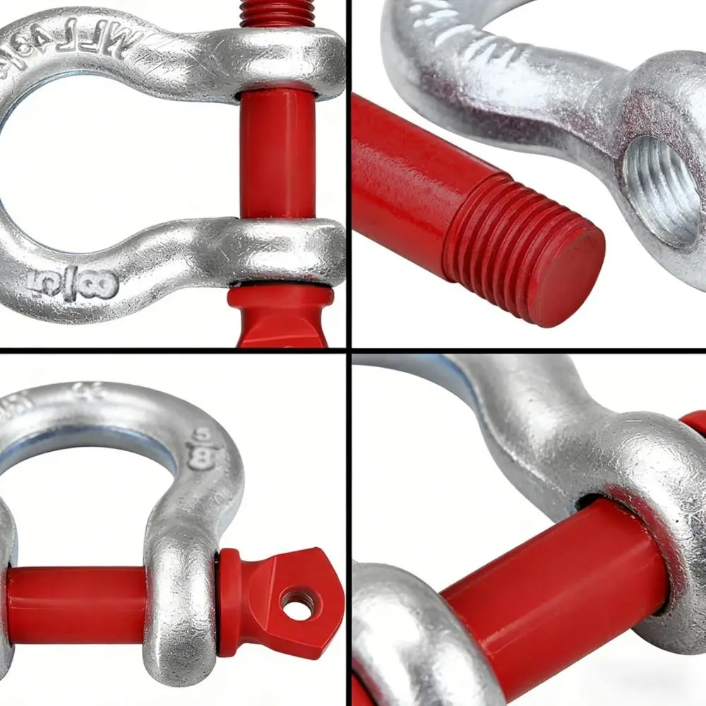 

3Ton Working Load D Ring Shackles Forged Carbon Steel Heavy Duty Anchor Shackles Shackle Hitch Receiver Rigging Applications