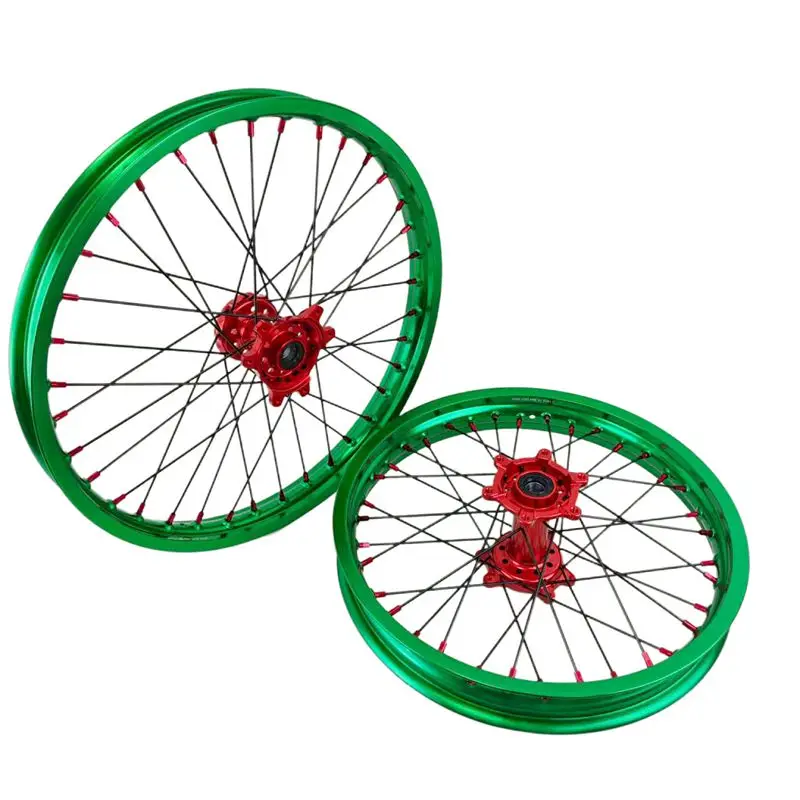 مجموعة عجلات Fit Sur Ron Ultra Bee 21*1.6 & 18*2.15 ذات لون مخصص عجلات الدراجة الترابية الكهربائية #6