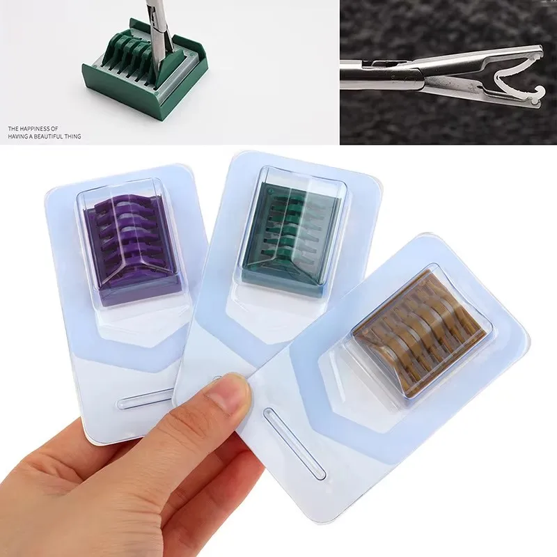 10catridges/doos Wegwerp Laparoscopische Polymeer Ligating Clips Zoom O Lock Clips Steriele Hemolock Clips