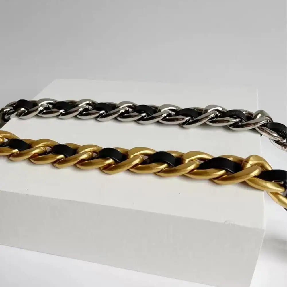 Fade-resistant Bag Chain Adjustable Bag Chain Strap Extension Rust-proof Polished Shoulder Strap Classic Crossbody for Handbag