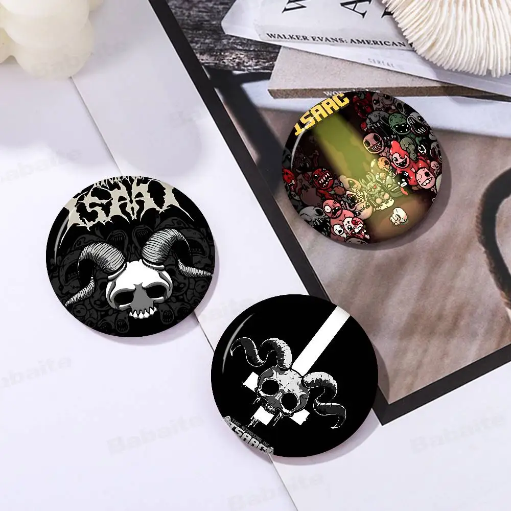 Action Game The Binding Of Isaac 32/44/58MM Customizable Button Pins Cute Funny Creative Badge Jewelry Decor Gifts for Friends