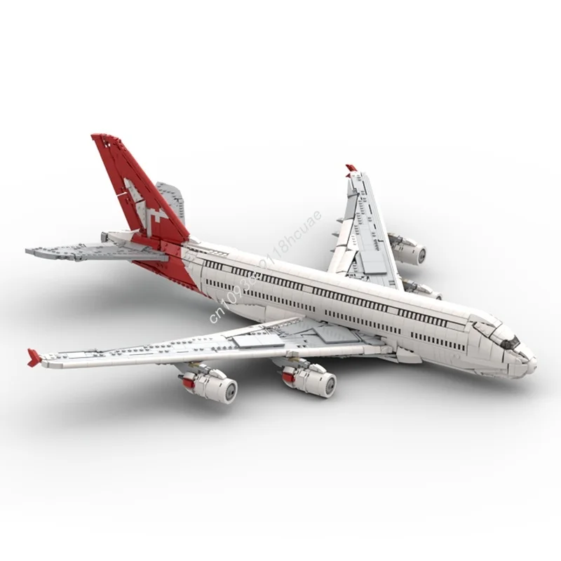 3745 pièces MOC Qantas Airbus créateur expert modèle blocs de construction Architecture bricolage cadeaux de noël idée éducation brique jouets enfants