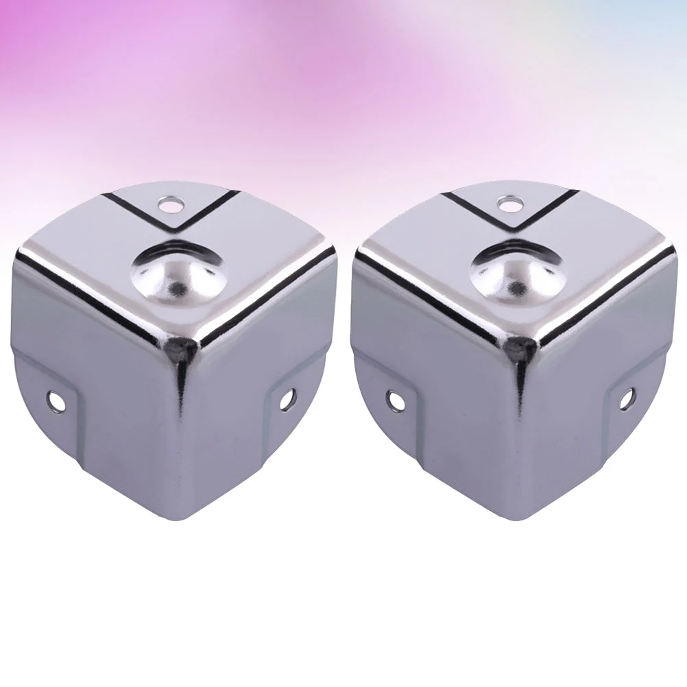 4 قطع من واقي الزوايا من الفولاذ المقاوم للصدأ أنيق على شكل ملاك للأثاث الخارجي الداخلي صندوق حماية زوايا التفاف الزاوية #3