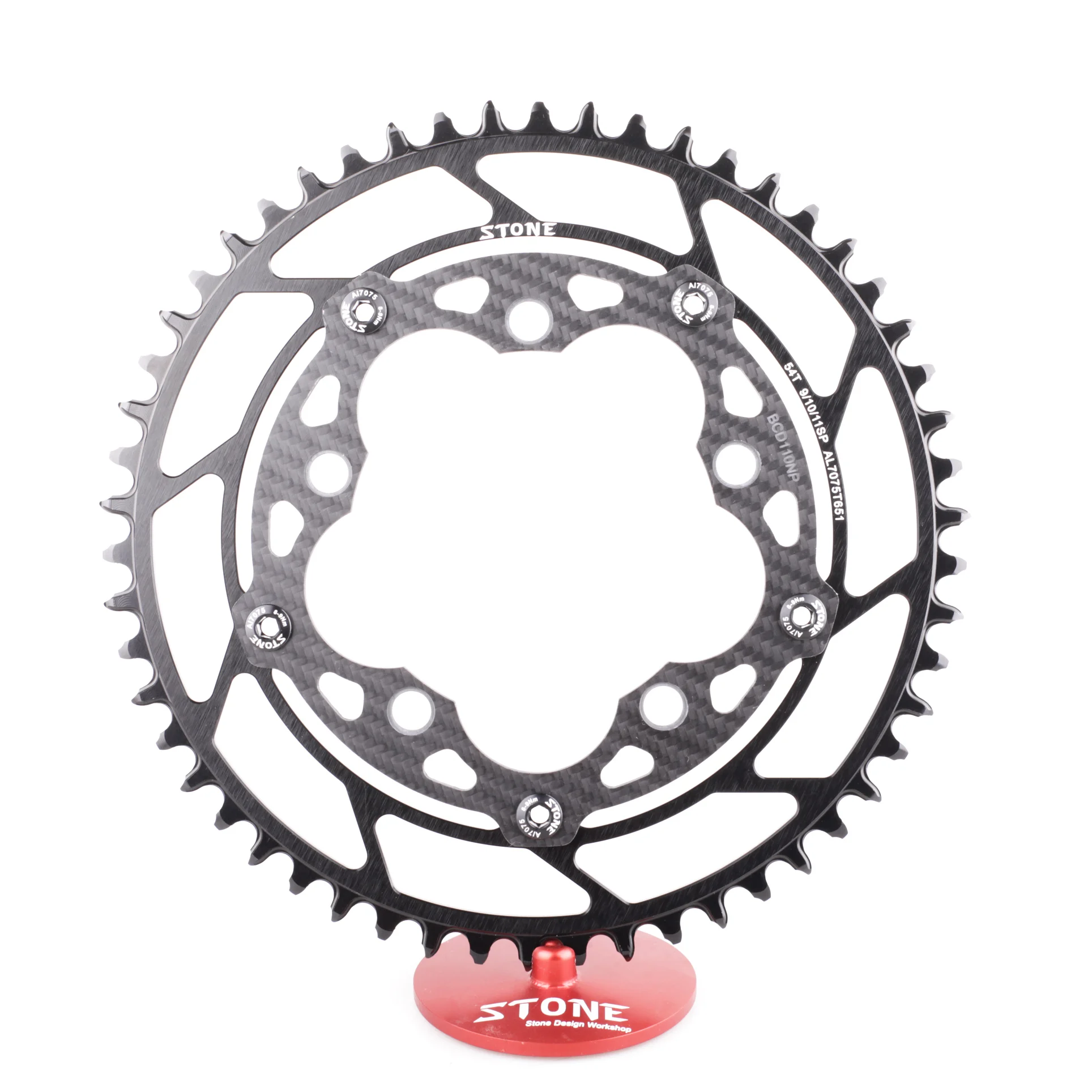 Circle Bicycle Chainring BCD110 Narrow Wide Offset 4mm Carbon Adaptor 9-11Speed For Shimano Sram Rotor BCD110 Crank 5 bolts