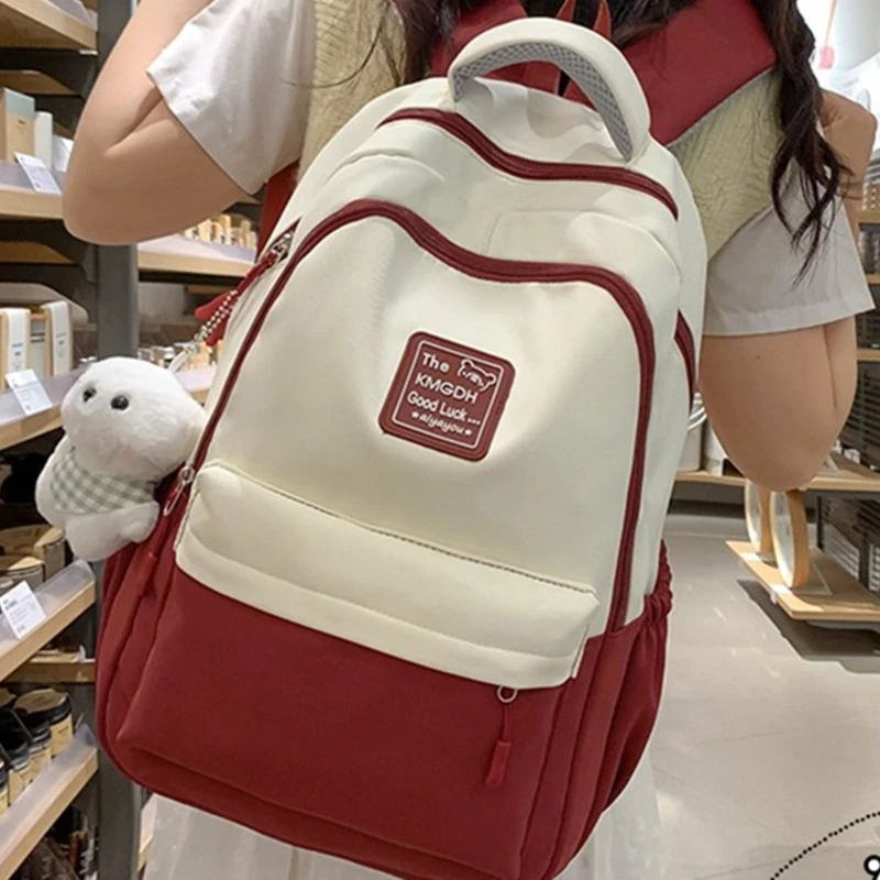 Ransel Laptop Fashion untuk Siswa Tas Sekolah Travel Penyimpanan Besar Daypack