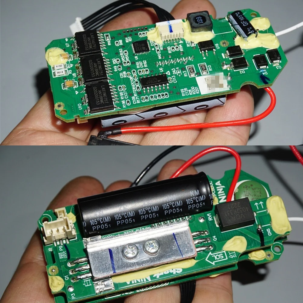 Brushless Duct Electric Blade Fan Motor Driver Board 110V High-Speed Fan Motor Driver with Heating Temperature Control Panel