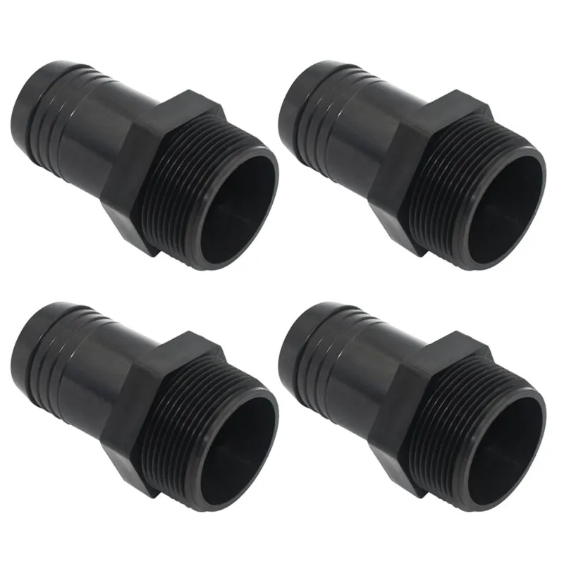 DTA5 SPX1091Z2 Hose Male Insert Adapter 4 Pack, Replacement for S240PAK1 S200PAK1 S160T S190T Sand Filter, Black
