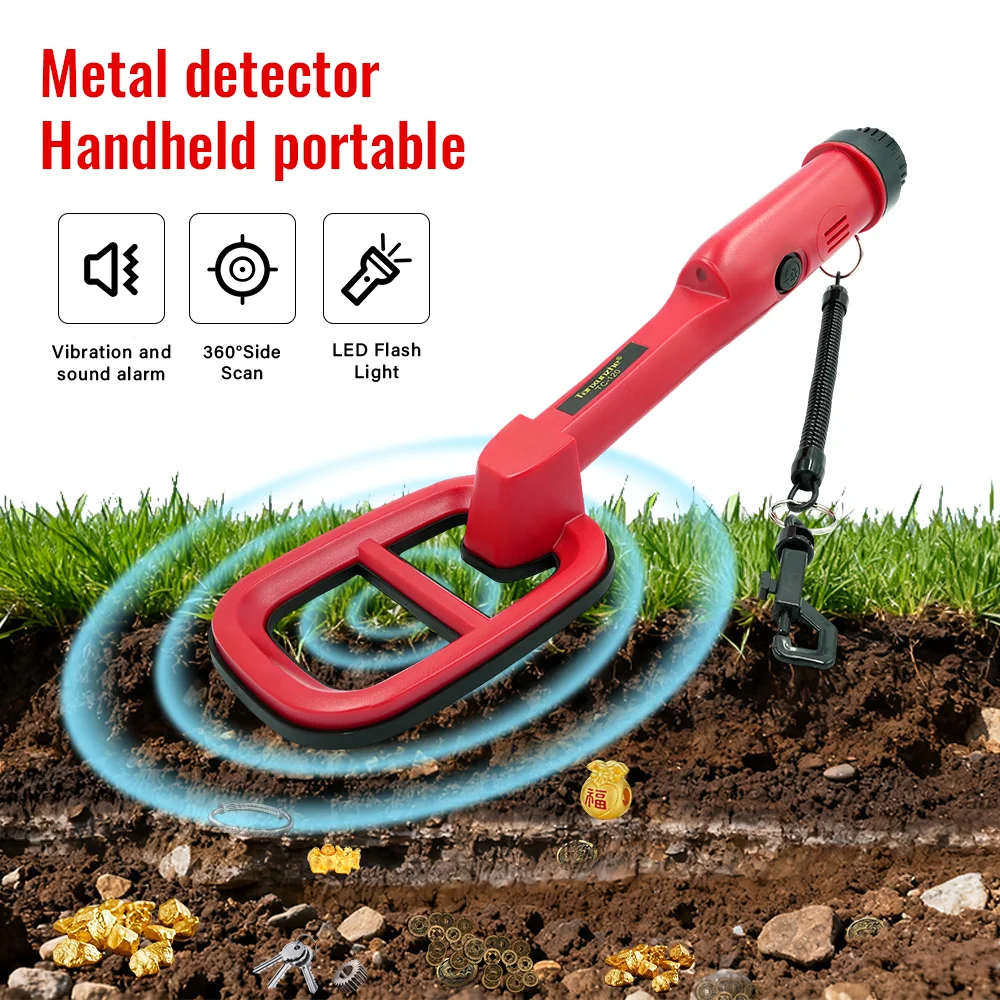 TC-120 Handheld Diving Metal Detector with 4.2 Inch Search Coil - Waterproof Pinpointer for Underwater Treasure Hunting