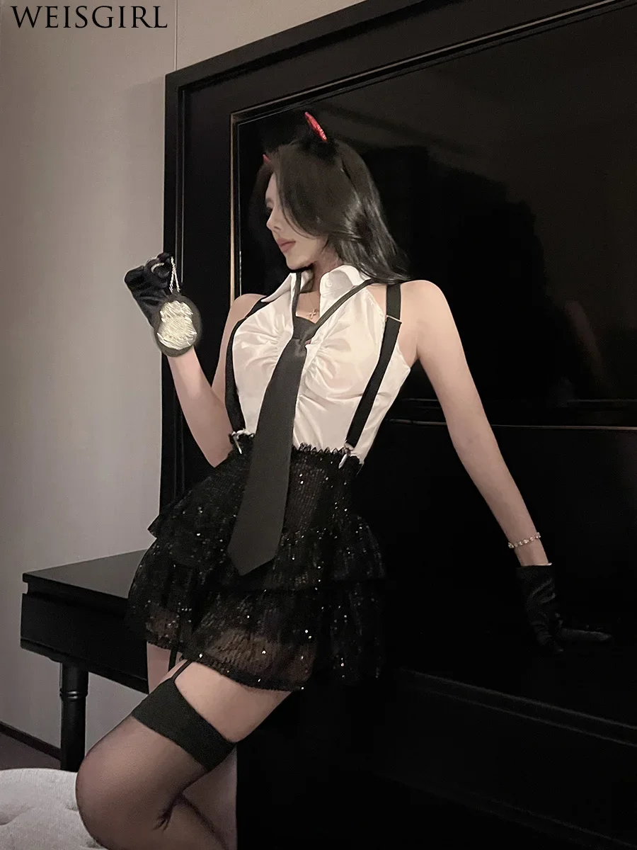 

Pure Desire Style Uniform Suit Night Queen Sexy Royal Sister Cos Suit Spicy Female Teacher Office OL Secretary Suit