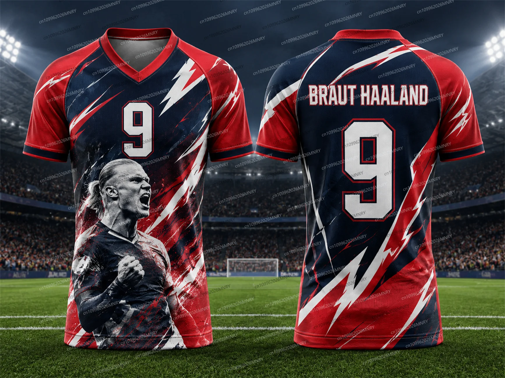 Norway Håland Jerse  Fan Jersey Summer Woman T-shirt  clothes for man Sports Quick Drying Training Uniforms Jersey  Women Jersey