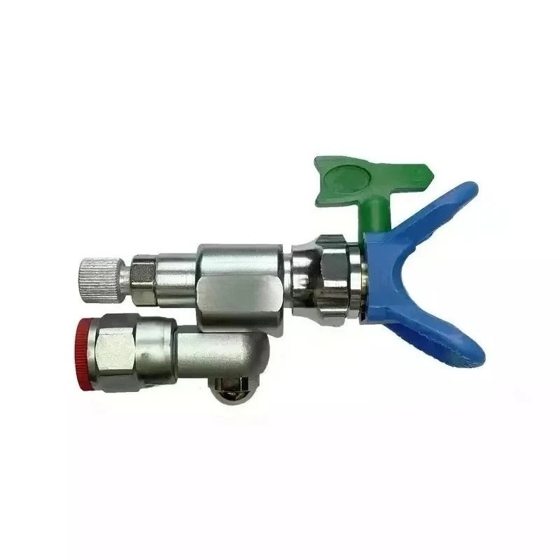287030 High Pressure Airless Spray Shut-off Valve Adapter Joint with 516 Spray Tip Holder Paint Spraying Gun Replacement Parts