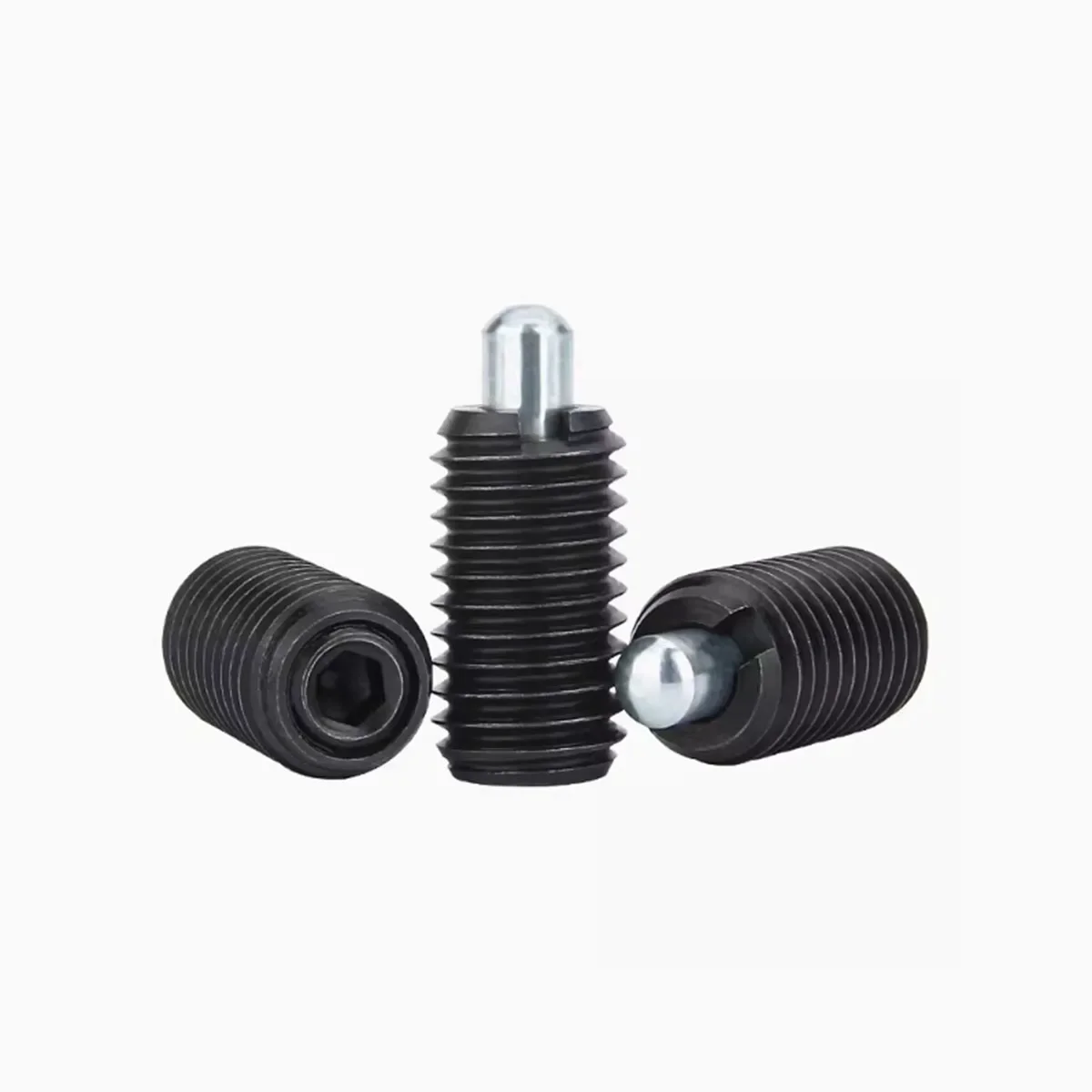 Black Carbon Steel Spring Type Plunger M3M4M5M6M8-M24