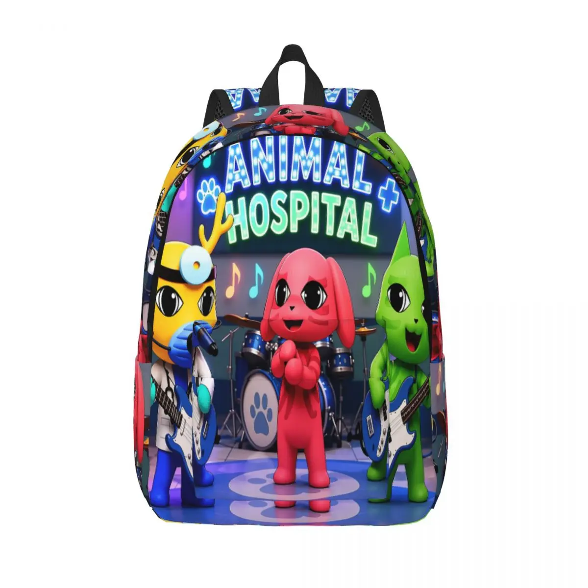 Kawaii Cartoon Animals Hospitals Backpack Elementary High College School Student Book Bags Teens Daypack Travel