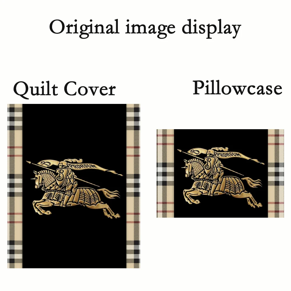 Cover Double Comforter Bedding Sets Bedding Set Duvet Cover Queen Comforter Sets Quilt Pillowcase Quilt Cover Set b-burberry-y