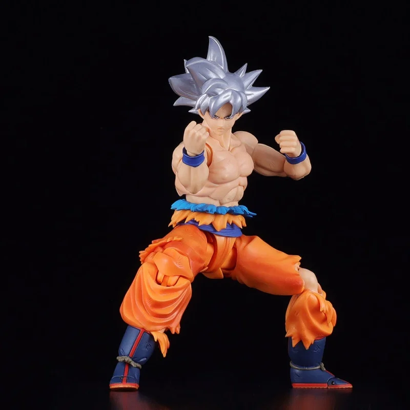 16cm Dragon Ball Z Anime Son Goku S.h.figuarts Goku Super Saiyan Awaken Battle Damage Action Figure Collectible Model Toy